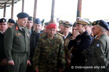 Vjazdov rokovanie Vojenskho vboru E v grckom Solne