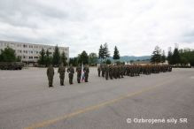 Slvnostn ceremonil odovzdania a prevzatia funkcie velitea raketometnho oddielu